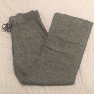 Drawstring linen pants